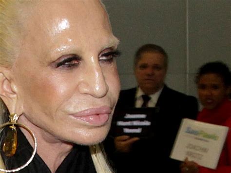 donatella versace e la droga|donatella versace cocaine.